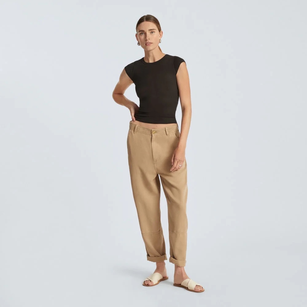 Everlane relaxed chino Women's Tan Pants